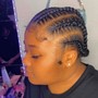 Knotless Braids with beads