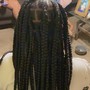 Med. Boho knotless Braids