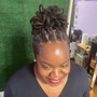 Loc Re-twist shaved sides