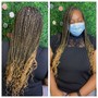 6 Stitch Feed-in cornrows