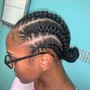 6 feed in braids