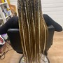 Knotless braids Bra length