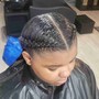 Kid's Large Feed-In Braids