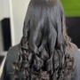 Hand Tied Extension (4-6 rows) - Hair Included