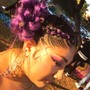 BUTTERFLY BOHO CORNROWS