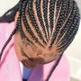 Large Tribal Braids (Knotless)