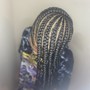 Large Tribal Braids (Knotless)