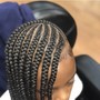 Large Knotless Braids