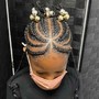 Kid's Cornrow Braided Style