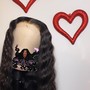 Goddess/ Faux Locs For Hair Cuts/Half head