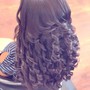 Shampoo and Style relaxed hair