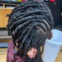 Natural Two Strand Twists/ Plaits/ Starter Locs (Medium)