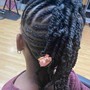 Natural Two Strand Twists/ Plaits/ Starter Locs (Medium)