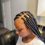 Cornrow ponytail