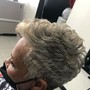 Shampoo/Style/color semi perm