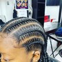 Small Cornrows Straight Backs