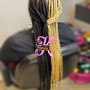 Small Knotless Box Braids