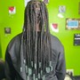 2 Feed In Braids (FISHBONE braids)