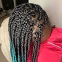 Small medium French curl Braids