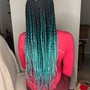 Medium Box Braids- mid back