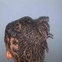 Invisible locs (lower back length)