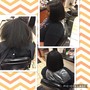 Wash , trim , blow dry(NO FLATIRON)