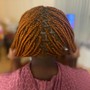 Half Cornrows/ Half Box Braids Medium