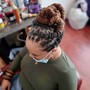 Loc retwist with two strands twists or rods