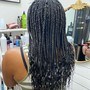 Knotless braids Bra length