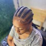 Freestyle Straight Back Braids