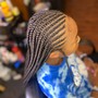 Freestyle Straight Back Braids