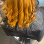 Strengthening Silk Press W/Ombre Color