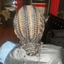 Tribal braid wig