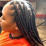 Med. Boho knotless Braids