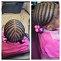 Kid's knotless Braids Medium (Under 12yrs)