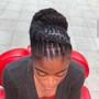 Loc Retwist (71-90 Locs) Short