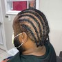 Large Knotless Braids