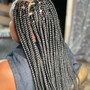 Extra small box braids