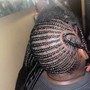 Half Up Down Style With Weave