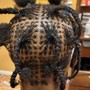 Natural leave out sew in