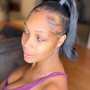 Ponytail with weave