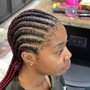 12 feedin stitch Braids