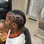 Kid's Mohawk braids