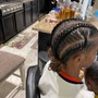 Kid braided 2ponytails