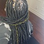 Nikki Bohemian Bali Locs w/Human/Syn Blend & Synthetic Locs w/Human Ends BUTT LENGTH