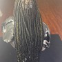 Nikki Bohemian Bali Locs w/Human/Syn Blend & Synthetic Locs w/Human Ends BUTT LENGTH