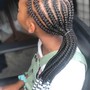 Lemonade Braids w/ 1 Hanging Heart