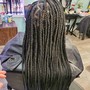 Invisible Locs (bob  Length smaller parts)