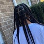 Kid knotless braids