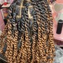 Knotless Braids with beads